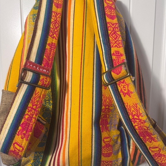 Taaluma Totes Backpack Fun Stripes - Picture 6 of 6